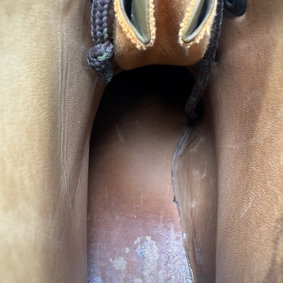 Le Chameau Men's Nairobi Boots Size 9 Brown Rubber Leather Lined Discontinued 6" - Picture 14 of 16